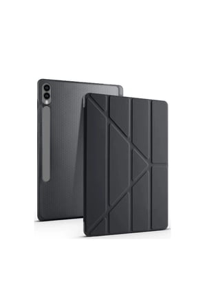 Galaxy X510 Tab S9 Fe 11 Kılıf Kalemlikli Mars Tablet Kılıfı - Siyah