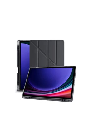 Galaxy X510 Tab S9 Fe 11 Kılıf Kalemlikli Mars Tablet Kılıfı - Siyah