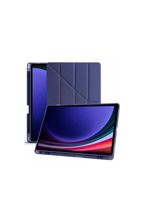 Galaxy X510 Tab S9 Fe 11 Kılıf Kalemlikli Mars Tablet Kılıfı - Lacivert