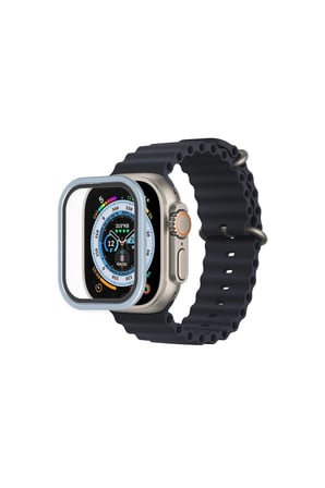 Watch Ultra 49mm Alüminyum Kasa Cam Ekran Koruyucu - Mi