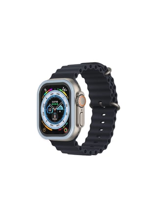 Watch Ultra 49mm Alüminyum Kasa Cam Ekran Koruyucu - Mi