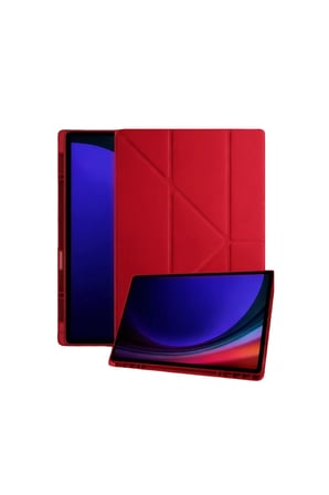 Galaxy Tab A11 Plus Kalemlikli Mars Tablet Kılıfı - Kırmızı