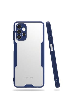 Galaxy A72 Kılıf Platin Silikon - Lacivert