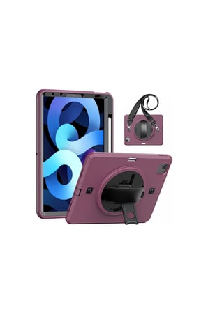 İpad Pro 11 (2020) Kılıf Strap-c Otterbox Tablet Kapak - Mürdüm