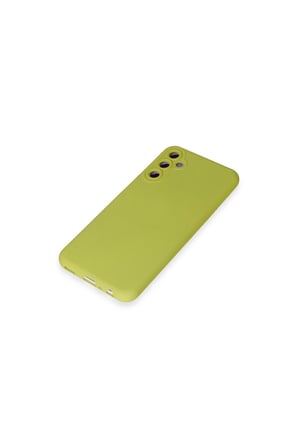 Galaxy M14 5g Kılıf Nano İçi Kadife Silikon - Sarı