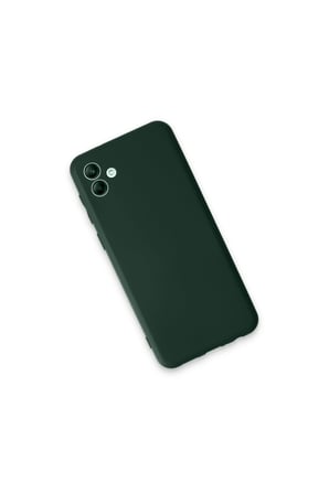 Galaxy A04e Kılıf First Silikon - Koyu Yeşil