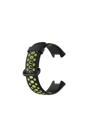 Redmi Watch 2 Spor Delikli Kordon - Siyah-yeşil
