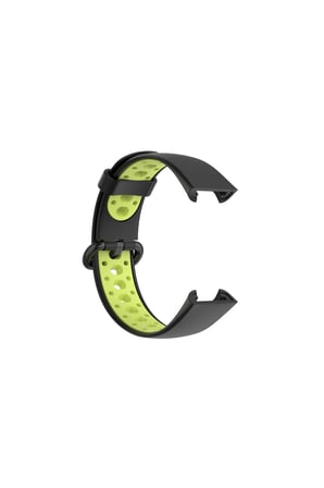 Redmi Watch 2 Spor Delikli Kordon - Siyah-yeşil