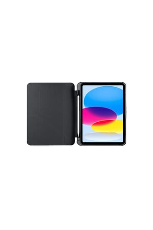 İpad 2022 10.9 (10.nesil) Kılıf Kalemlikli Mars Tablet Kılıfı - Siyah