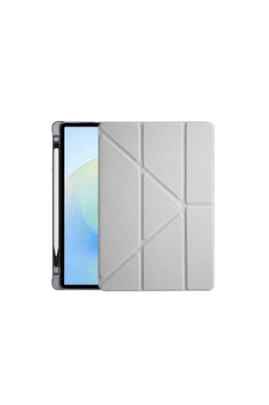 Redmi Pad 2 Kalemlikli Mars Tablet Kılıfı - Gri