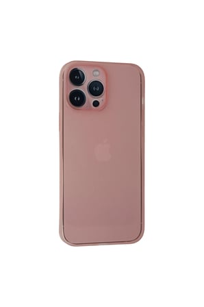 İphone 13 Pro Kılıf Pp Ultra İnce Kapak - Pembe