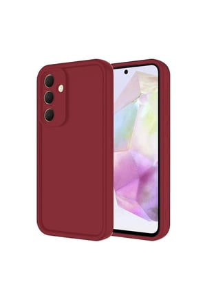 Galaxy A16 5g Kılıf Viera Silikon - Bordo
