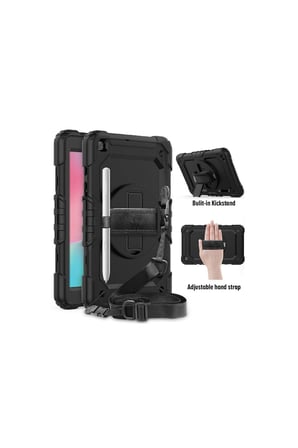 Galaxy T290 Tab A 8 Kılıf Pars Tablet Kapak - Siyah