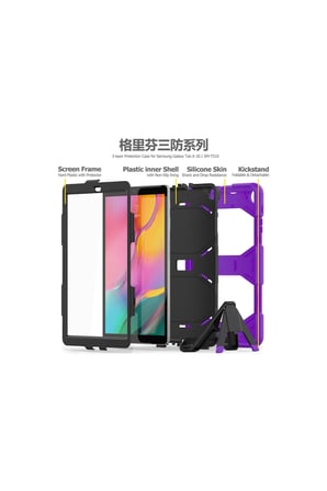 Galaxy T510 Tab A 10.1 Kılıf Griffin Tablet Kapak - Mor