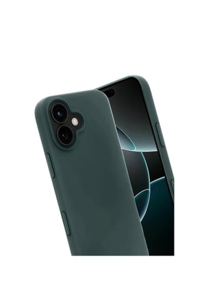 İphone 17 First Silikon - Koyu Yeşil