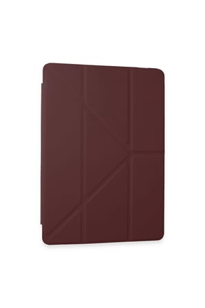 Galaxy Tab A9 Kılıf Kalemlikli Mars Tablet Kılıfı - Mürdüm