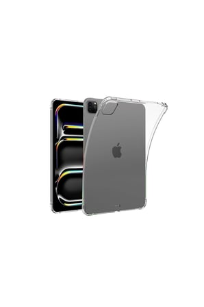 İpad Pro 11 (2024) Kılıf Anti Shock Tablet Silikon - Şeffaf