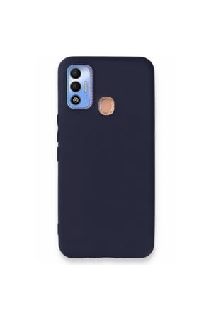Tecno Spark 7t Kılıf First Silikon - Lacivert