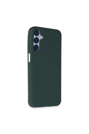 Galaxy M15 Kılıf First Silikon - Koyu Yeşil
