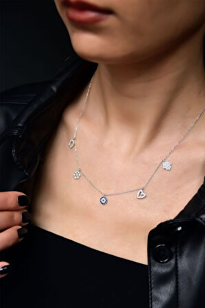 925 Ayar Gümüş Şans Kolye