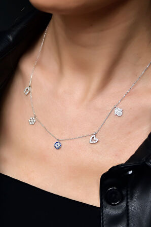 925 Ayar Gümüş Şans Kolye