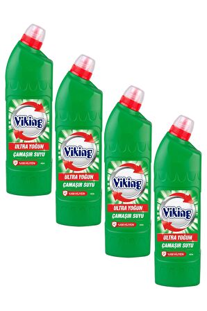 Viking Ultra Yoğun Çamaşır Suyu Ada 764 ml X 4 Adet