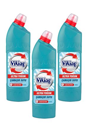 Viking Ultra Yoğun Çamaşır Suyu Deniz 764 Ml X 3 Adet