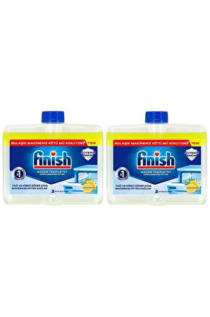Finish Bulaşık Makine Temizleyici 250 ml Limon 2'li Set