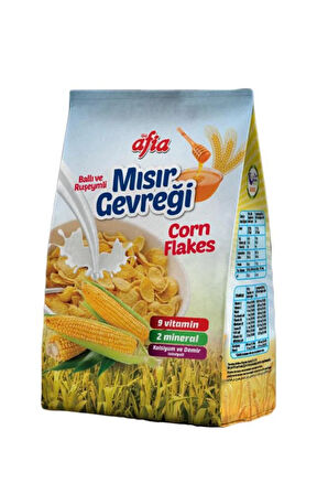 Afia Ballı Ruşeymli Mısır Gevreği 5x450 gr