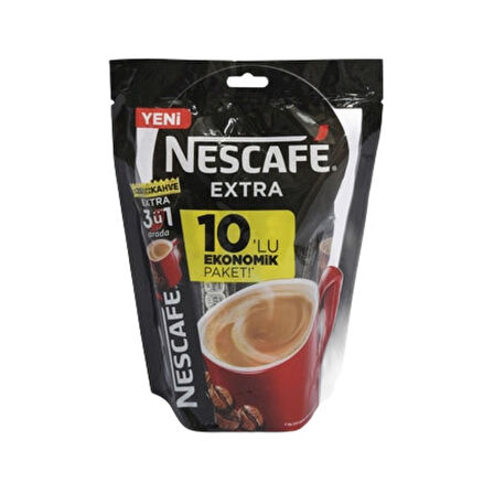 Nescafe 3'ü 1 Arada Extra 16 gr 10'lu
