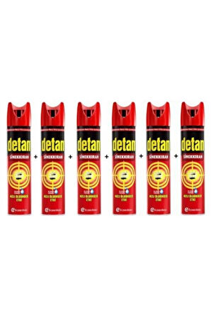 Detan Sinekkıran Su Bazlı 6 x 275 ml