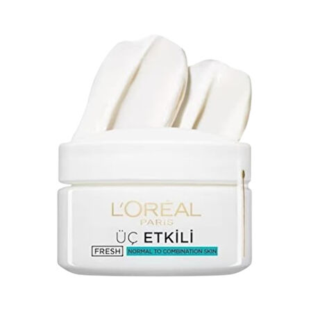L'Oreal Paris 3 Etkili Nemlendirici Jel Krem Normal Ve Karma Ciltler 50 Ml