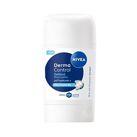 NIVEA Roll-on Derma Control Defend Kadın 50 Ml