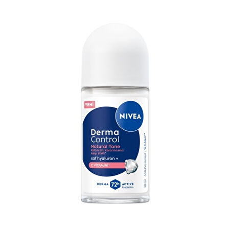 NIVEA Roll-on Derma Control Naturel Tone Kadın 50 Ml