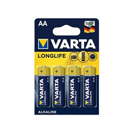 Varta Pil Kalem Kalın Longlife Alkalin Aa 4'lü