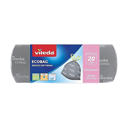 Vileda Cöp Torbası Küçük Büzgülü