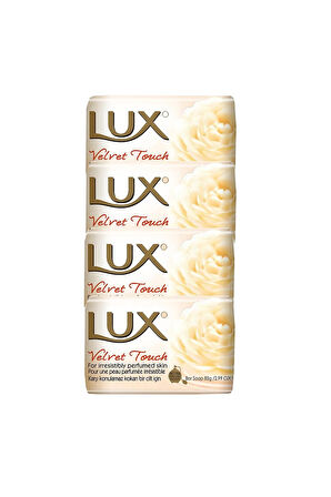 LUX 4 Ad. Lüx Sabun Sarı 80 Gr. Velvet Touch