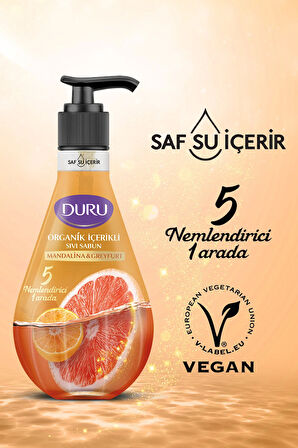 Duru Organik Içerikli Mandalina & Greyfurt Sıvı Sabun 3x500ml