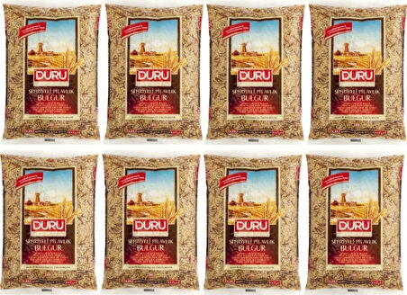 Duru Şehriyeli Pilavlık Bulgur 8 x 1 KG
