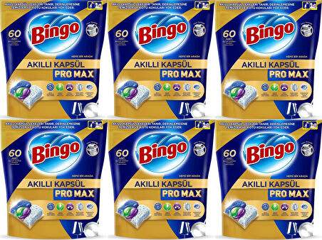 Bingo Akıllı Kapsül Pro Max Bulaşık Makinesi Deterjanı 360 Adet 