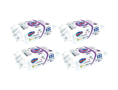 Bingo Lavanta Yüzey Temizleme Havlusu 4 x 96'lı