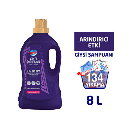 Bingo Giysi Şampuanı Arındırıcı Etki  2 x 4 L