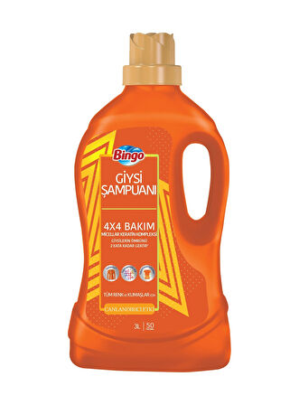 Bingo Canlandırıcı Etki Giysi Şampuanı 6 x 3 L