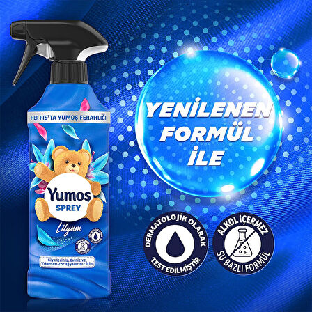 Yumoş Sprey Yıkaması Zor Eşyalar için Lilyum 2 x 450 ML
