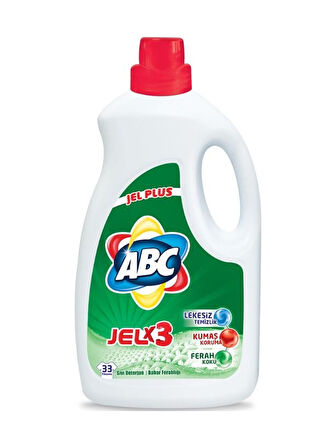ABC Jel Plus Dağ Ferahlığı + Bahar Ferahlığı Sıvı Çamaşır Deterjanı 2 x 2145 ML