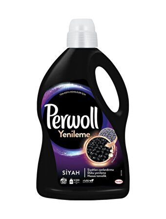 Perwoll Siyah Renkliler için Sıvı Çamaşır Deterjanı 54 Yıkama 4 x 2.97 L