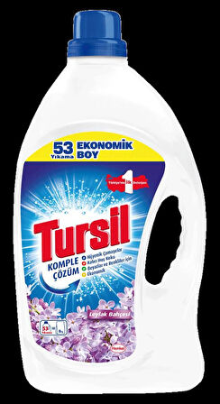 Tursil Sıvı Çamaşır Deterjanı Leylak Bahçesi 2 x 3440 ML106 Yıkama)