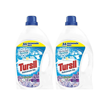 Tursil Jel 2'li Sıvı Çamaşır Deterjanı Leylak Bahçesi 44 Yıkama 3