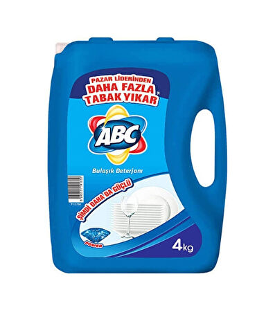 Abc Power Sıvı Bulaşık Deterjanı 4 x 4 KG