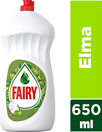Fairy Elma Kokulu Sıvı Bulaşık Deterjanı 4 x 650 ML
